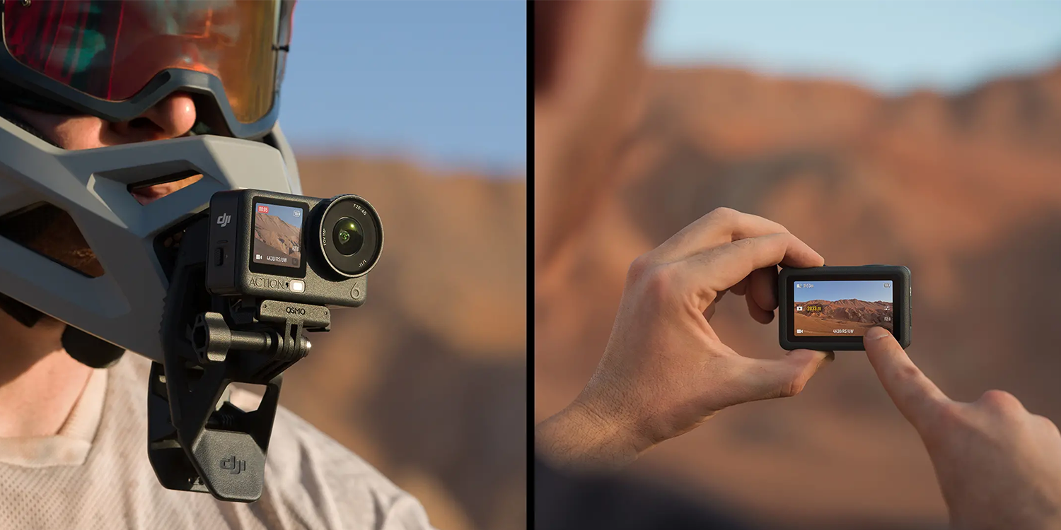 Dwa ekrany dotykowe OLED